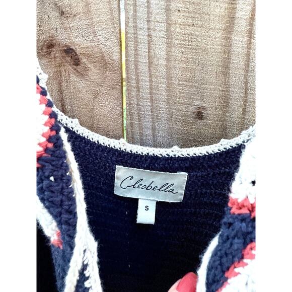 Midnight Daisy Crochet Slip — Festival Dress, Navy Handknit Crochet - Picture 5 of 9